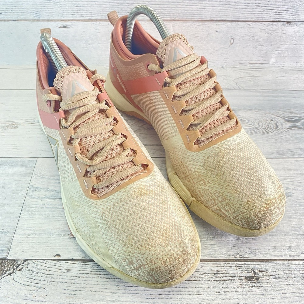 Reebok CrossFit Grace TR Shoes Womens 8 Pink Athletic Gym Training Sport Running